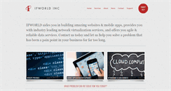 Desktop Screenshot of ifworld.com